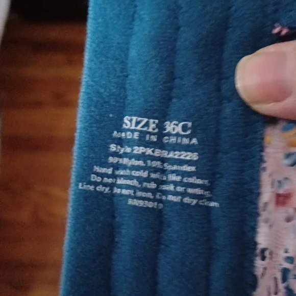 Floral padded wire bustier - Picture 4 of 5